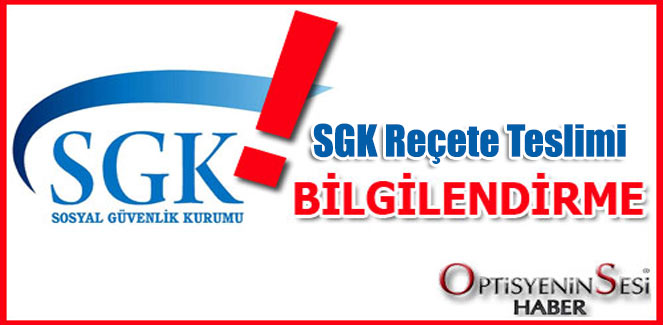 Temmuz 2018 Dönemine ait Reçetelerin Teslimi