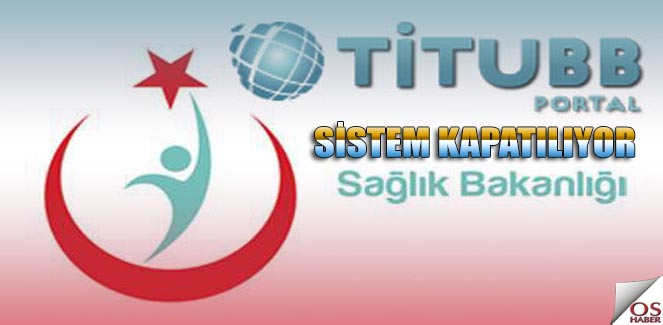 TİTUBB Sistemi Kapatılması hakkında Medula duyurusu