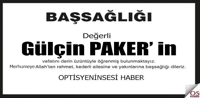 Vefat ve Başsağlığı