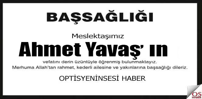 Vefat ve Başsağlığı