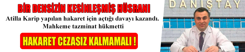 Bir densizin kesinleşmiş hüsranı