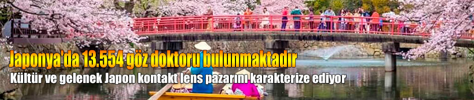 Kültür ve gelenek Japon kontakt lens pazarını karakterize ediyor