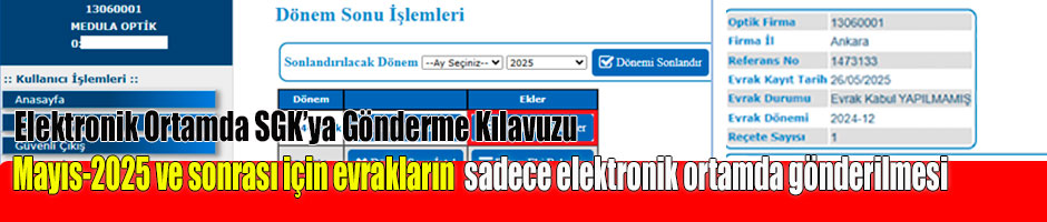 Elektronik Ortamda SGK’ya Gönderme Kılavuzu