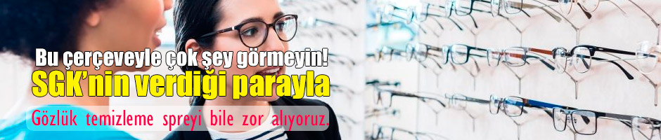 Bu çerçeveyle çok şey görmeyin!