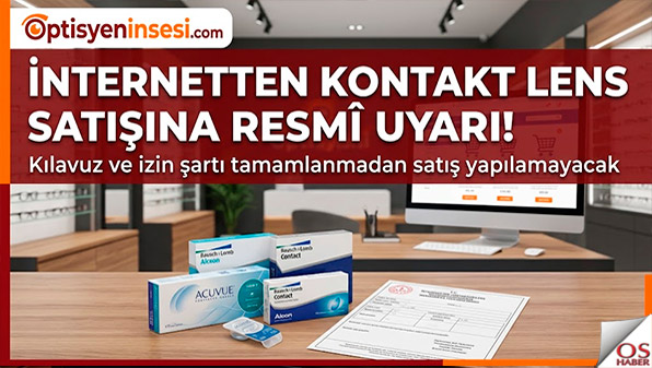 İnternetten Kontakt Lens Satışına Resmî Uyarı!
